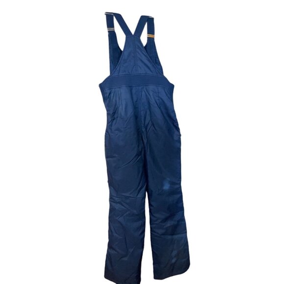M.I.D. USA Navy Snow Bib Overalls Unisex Adult XL Nylon & Polyester - Picture 2 of 5